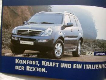 SsangYong Rexton Kyron Rodius Musso Sports