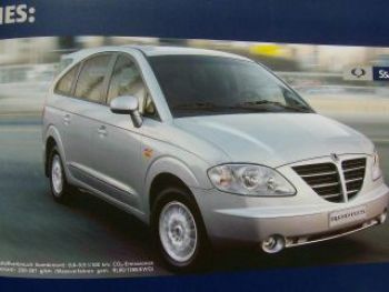 SsangYong Rexton Kyron Rodius Musso Sports