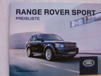 Range Rover Sport November 2012 NEU