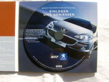 Peugeot 407 CD-Rom 2004 Rarität