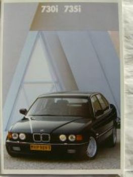 BMW 730i 735i E32 Südafrika Prospekt März 1990