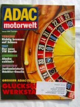 ADAC motorwelt 1/1999 VW New Beetle,E46 Coupè,A4