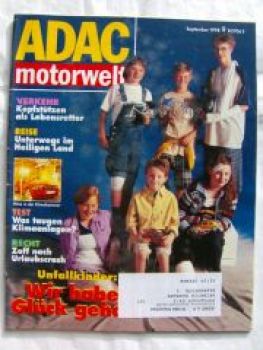 ADAC motorwelt 9/1998 Renault Clio RT 1.2, Audi TT,Focus