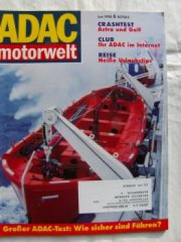 ADAC motorwelt 6/1998 Vergleich BMW 318i E46 vs. Alfa 156