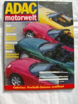 ADAC motorwelt 5/1996 Alfa Spider vs. BMW Z3 vs. barchetta