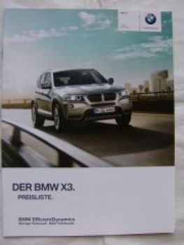 BMW X3 xDrive20i 28i 35i sDrive18d 20d 30d 35d F25