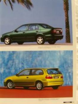 Nissan Almera 3-türig 4-türig 5-türig Zubehör Prospekt