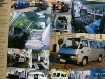 Nissan King Van Minibus Dänemark Prospekt Juni 1992