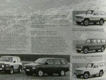 Nissan 4x4 Geschichte(n) DAT Terano II Patrol GR