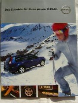 Nissan X-Trail Zubehör Juli 2001 Prospekt