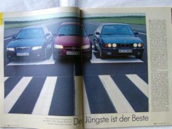ADAC motorwelt 4/1994 BMW 525i E34 vs. Xedos9 vs. Omega B