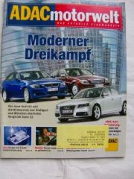 ADAC motorwelt 11/2007 BMW 320d E90 vs. Audi A4 vs. C-Klasse
