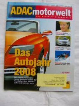 ADAC motorwelt 1/2008 Lancer, VW Passat 1.9TDI BlueMotion