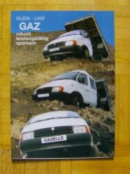 GAZ Klein-LKW 33023 33024 Gazelle Prospekt  NEU