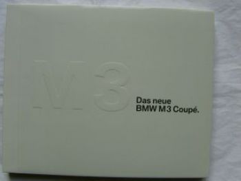 BMW M3 Coupè E92 Fotomappe INTERN Rarität