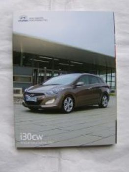 Hyundai i30cw Pressemappe 2012 Rarität
