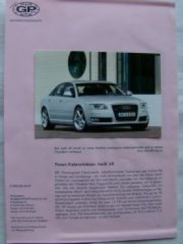 Audi A8 Typ4E Presseinformation 2007