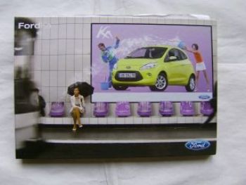 Ford Ka RU8 Pressemappe Oktober 2008 Rarität