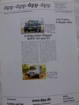 BMW X5 E53 X3 E83 Update Presse Frühjahr 2006