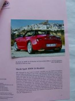 BMW Z4 E85 Roadster +M Roadster Presseinformation