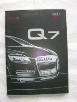 Audi Pressemappe Vorstellung Q7 September 2005