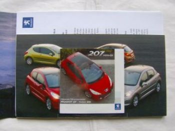 Peugeot 207 Pressemappe +Foto CD Mai Juni 2006