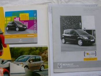 Renault Modus Pressemappe 2004 +Fotos +CD
