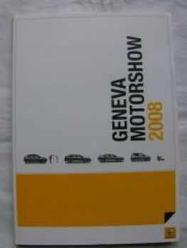 Renault Genf Motorshow 2008 Alle Modelle +CD