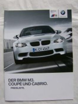 BMW M3 Coupè E92 +Cabrio E93 +Competition Paket