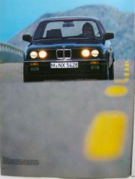 BMW 325e Katalysator E30 Prospekt März 1985 Rarität