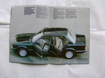 BMW 316 318i +Katalysator 320i 323i E30 März 1985