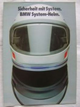 BMW System-Helm Prospekt Februar 1981 Rarität