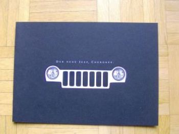 Jeep Cherokee 4/2001 Prospekt Vorstellung