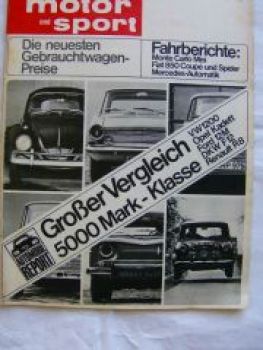 ams 7/1965 VW 1200 vs. Opel Kadett vs. Ford 12M