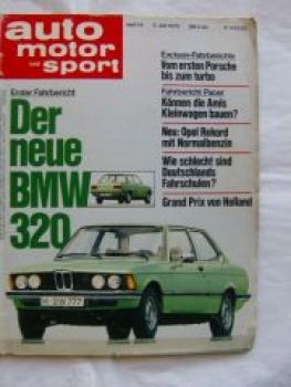 ams 14/1975 BMW 320 E21,AMC Pacer,Renault 12TR