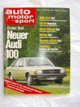 ams 21/1976 BMW 3.0Si E3,Fiat 131 Dauertest,Citroen CX Break,