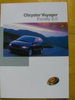 Chrysler Voyager Family 2.0 3/1998 Prospekt