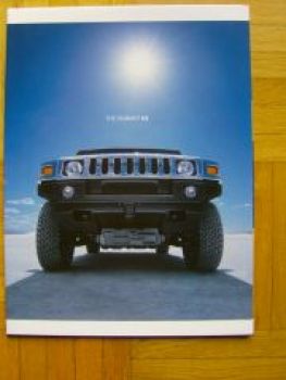 The Hummer H2 Poster/Prospekt 2004 NEU