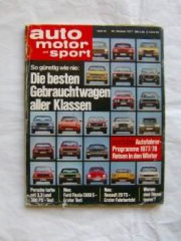 ams 22/1977 Ford Fiesta 1300S, Porsche Ruf turbo, Renault 20TS