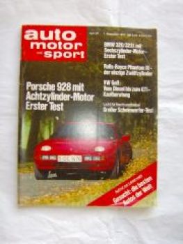 ams 25/1977 BMW 320,323i E1, Rolls-Royce Phantom III