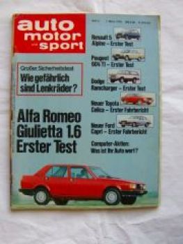 ams 5/1978 Renault 5 Alpine, Peugeot 604TDi,Dodge Ramcharger,