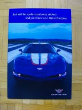 Chevrolet Corvette Le Mans-Champion Prospekt USA Englisch