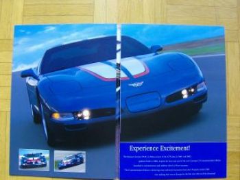 Chevrolet Corvette Le Mans-Champion Prospekt USA Englisch