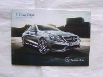 Mercedes Benz E-Klasse Coupè 7.März 2013 Facelift