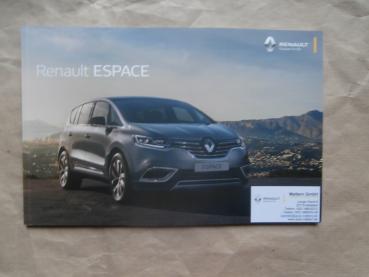 Renault Espace V +Initiale Paris +Business Edition TCE225 EDC GPF Blue dCi160 dCi200  9/2018+Preisliste