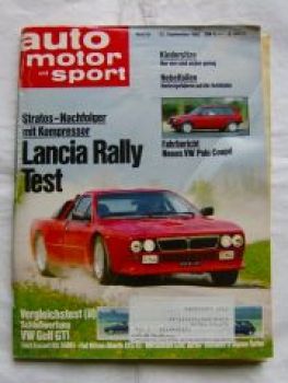 ams 19/1982 VW Polo Coupè,Lancia Rallye,Vergleichstest