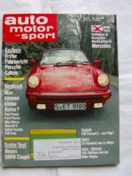 ams 13/1982 Porsche 911 Cabrio,VW Formel E,Vergleich