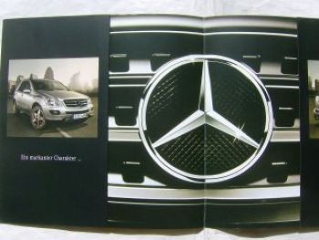 Mercedes Benz M-Klasse W164 Vorabprospekt Juli 2005