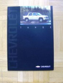 Chevrolet Tahoe Prospekt 2000 NEU