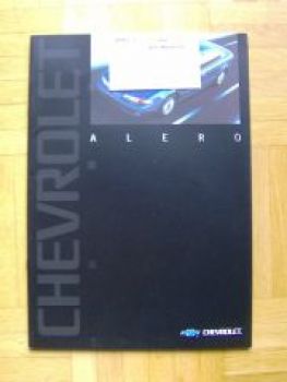 Chevrolet Alero 2000 Frankreich Prospekt NEU